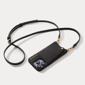 Emma Pebble Leather Crossbody Bandolier IPhone 15 Pro